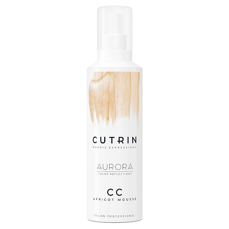 Професионален Тониращ мус за обем Cutrin Aurora CC apricot mousse