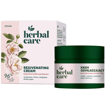 Подмладяващ крем за лице с хиалуронова киселина и розов цвят Farmona HERBAL CARE Rejuvenating cream hyaluronic acid & rose blossom