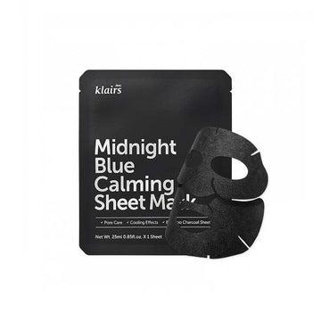 Шийт маска за лице Klairs Midnight Blue Calming Sheet Mask