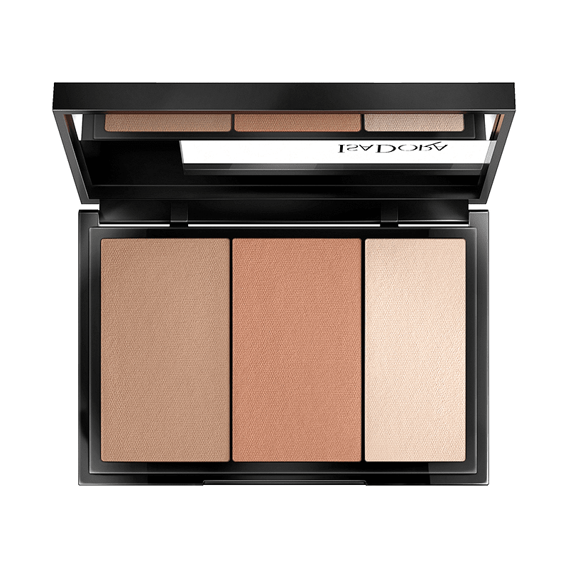 Скулптор палитра Бронзант Хайлайтър и Руж Isadora Face Sculptor 3in1 Palette