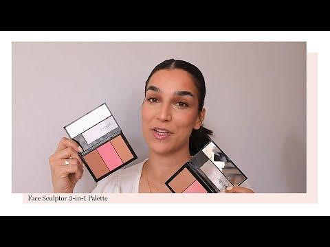Скулптор палитра Бронзант Хайлайтър и Руж Isadora Face Sculptor 3in1 Palette