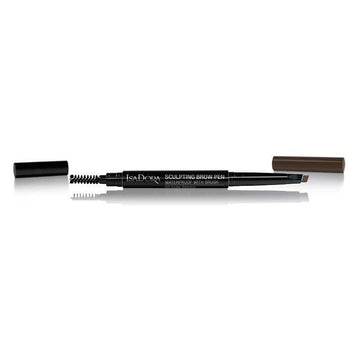 Скулптуриращ водоустойчив молив за вежди с четка IsaDora Sculpting Brown Pen Waterproof