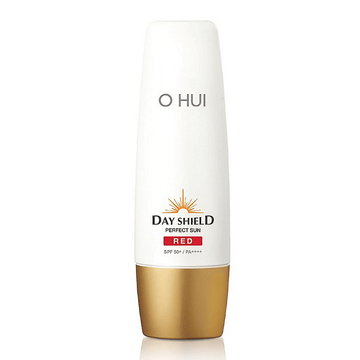 Слънцезащитен крем за лице против зачервяване SPF50 O HUI Day Shield Perfect Sun Red