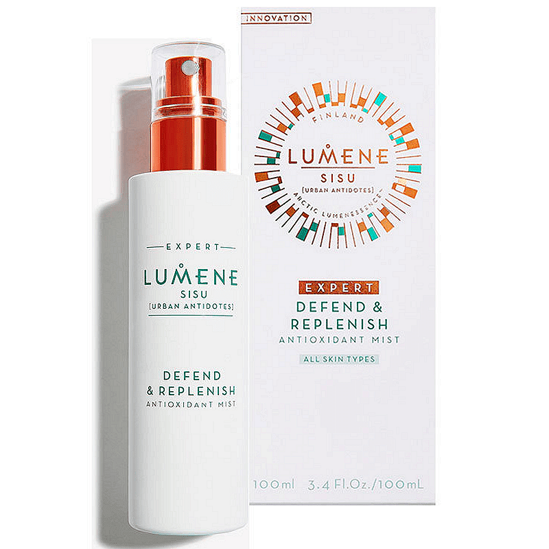 Спрей-тоник за дълготрайна хидратация и антиоксидантна защита Lumene NORDIC DETOX Sisu