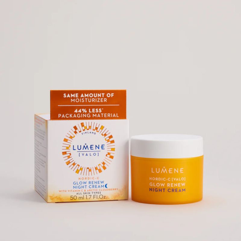 Нощен крем за блясък и сияние с Витамин С Lumene NORDIC-C Valo