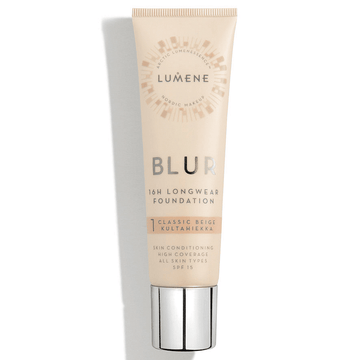 ВЕГАН Дълготраен фон дьо тен SPF 15 Lumene Vegan Blur Classic Beige