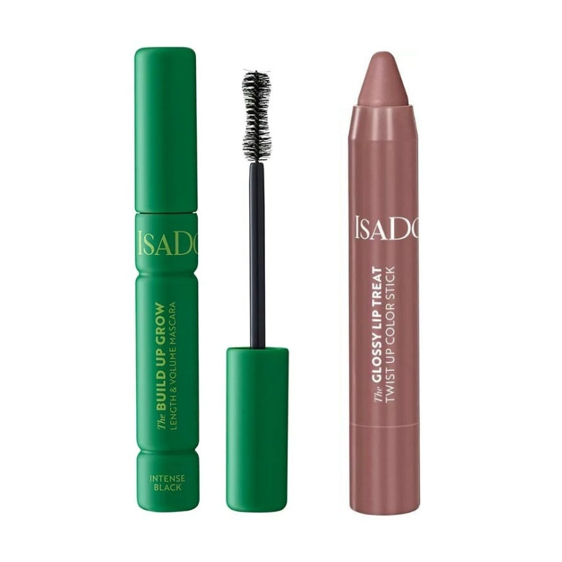 Сет Изящен грим Isadora Спирала Intense Black The Build Up Grow § Хидратиращ гланц стик Twist Up