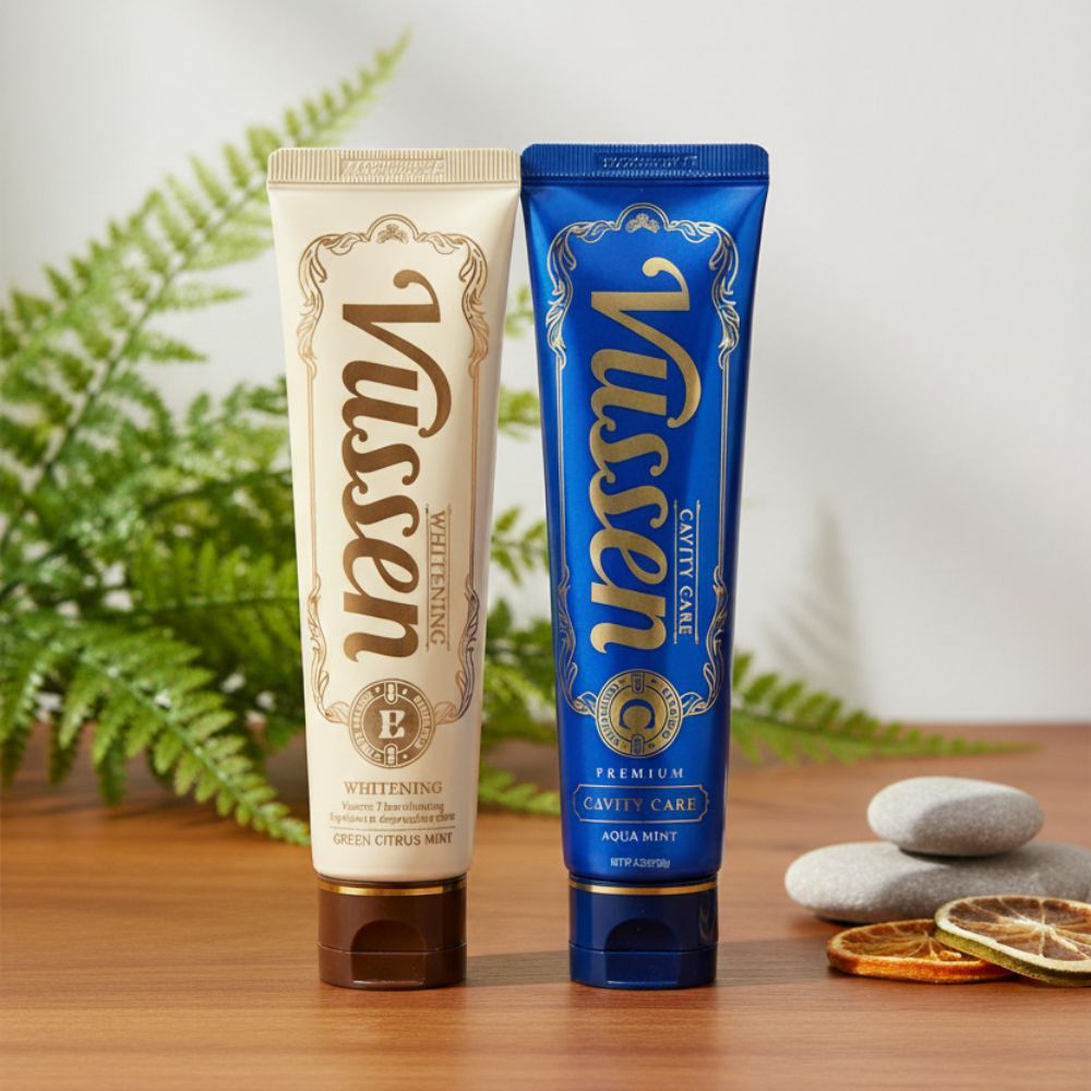 Дуо сет Избелване и Реминерализация Vussen 7 Whitening & C Cavity Care