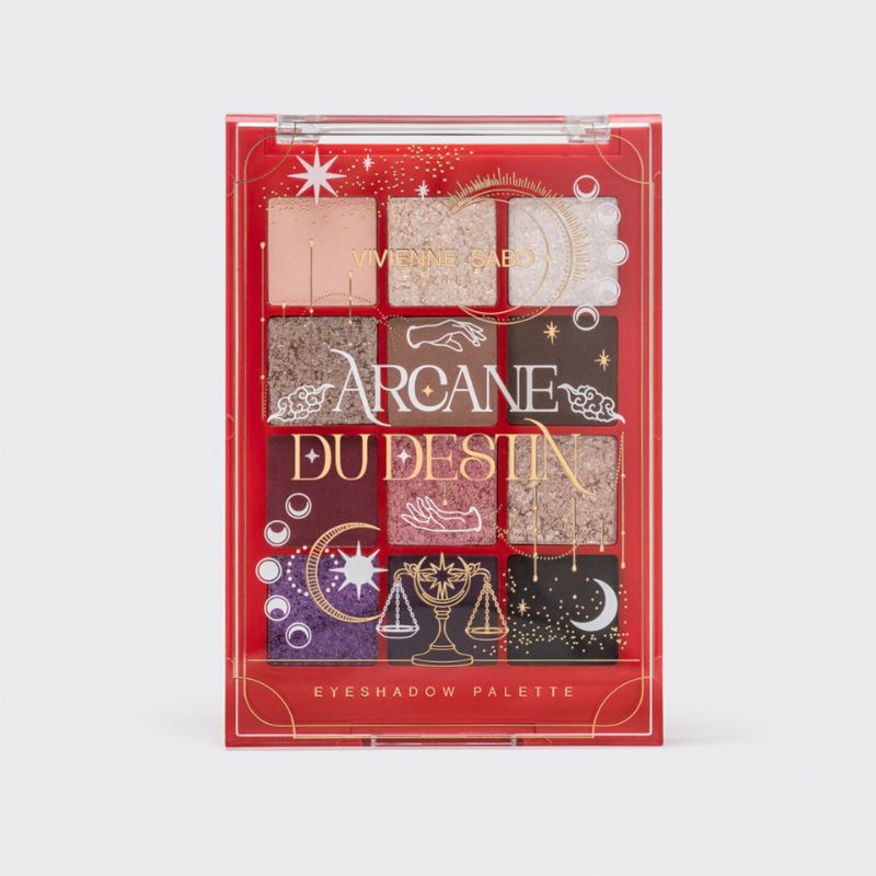 Палитра сенки за очи 12 цвята Arcane du destin Eyeshadow Palette Vivienne Sabo