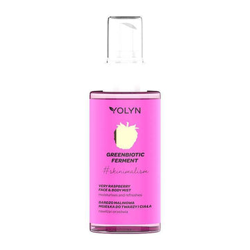 Хидратиращ спрей за лице и тяло Малина и Галактомисис YOLYN Greenbiotic Moisturising Face And Body Very Raspberry Mist