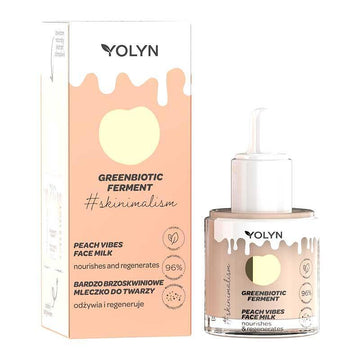 Хидратираща серум есенция за лице Праскова и Галактомисис YOLYN Greenbiotic Nourishing Peach Vibes Face Milk