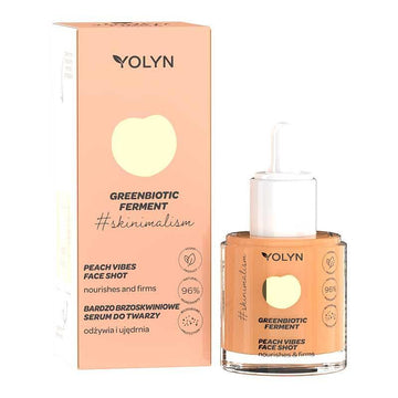 Подхранващ серум с Праскова и Галактомисис YOLYN Greenbiotic Nourishing Peach Vibes Face Shot