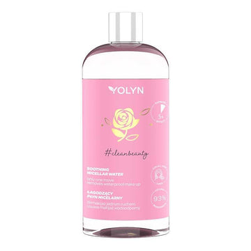 Мицеларна вода за чувствителна кожа за водоустойчив грим с Роза Дамасцена YOLYN Soothing Micellar Water