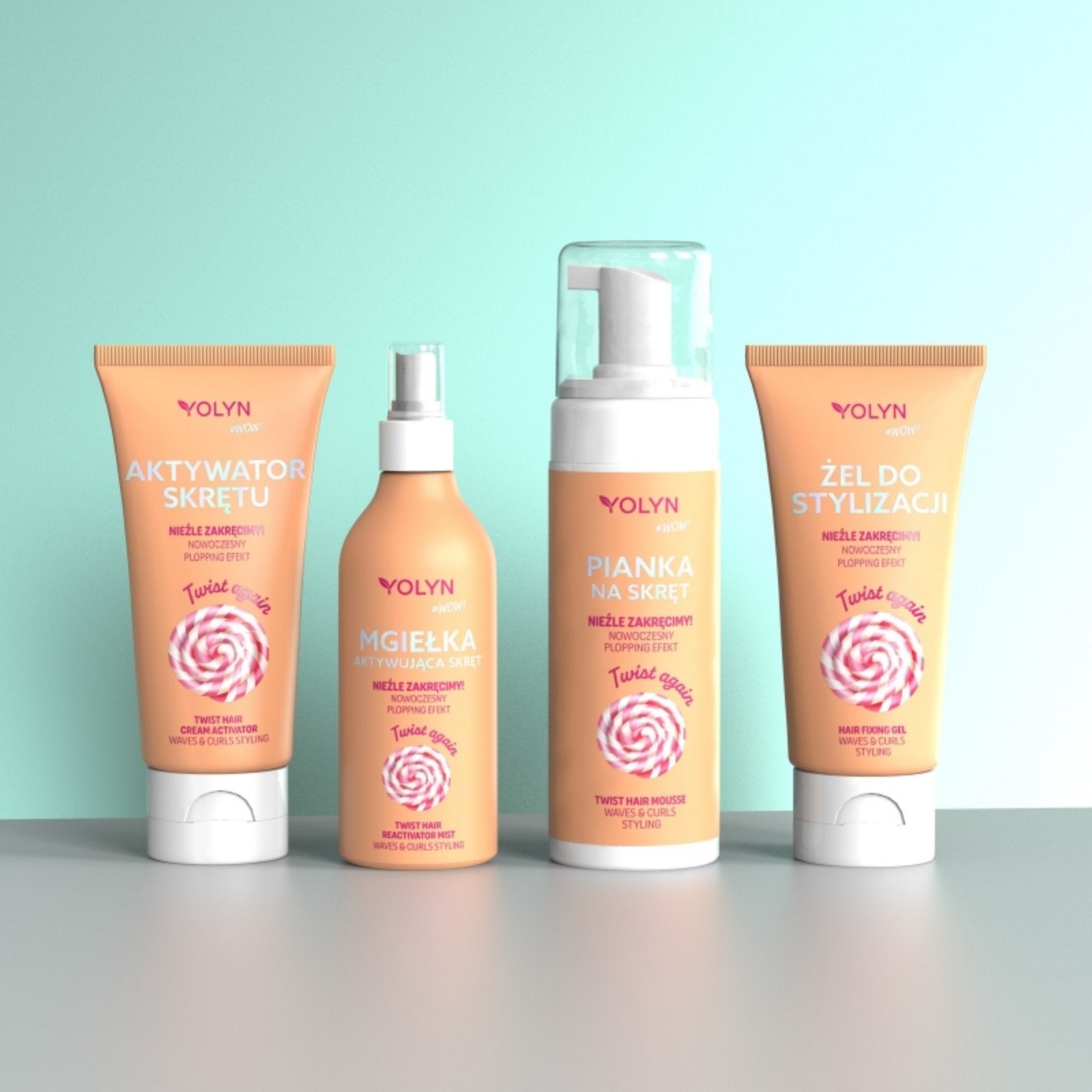 Крем активатор за къдрава коса YOLYN WOW Twist Hair Cream Activator