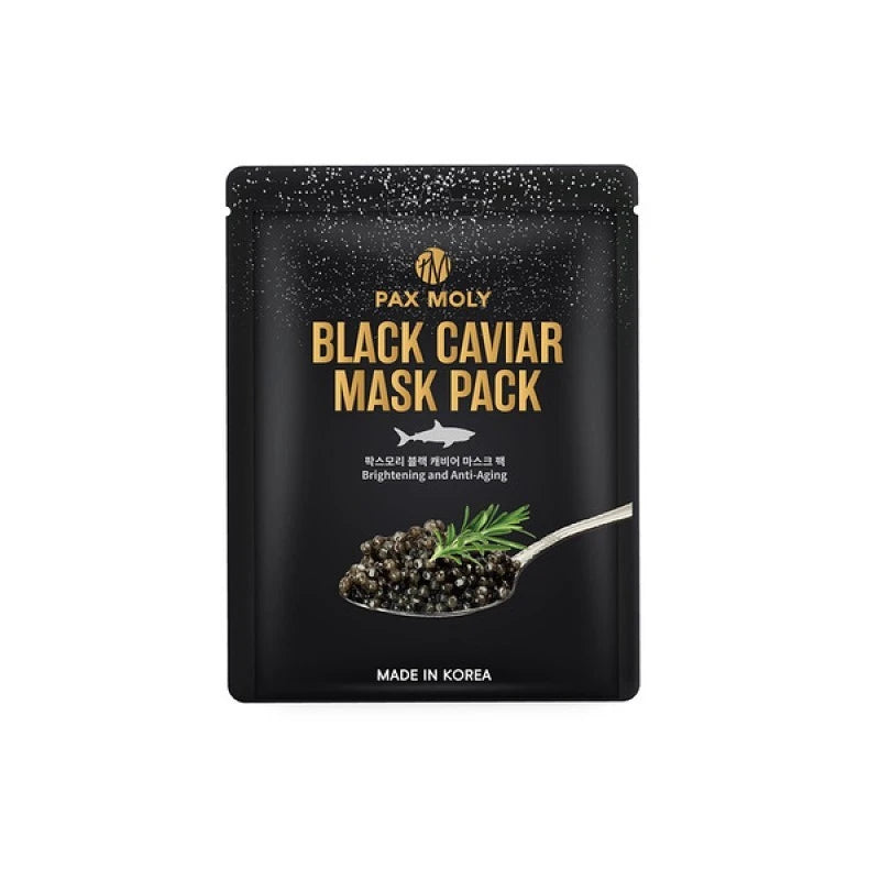 Регенерираща шийт маска за лице с екстракт от хайвер PAX MOLY Black Caviar Mask Pack