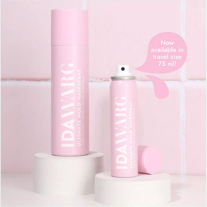 Дълготраен лак за коса със силна фиксация IDA WARG Ultimate Hold Hairspray Special Size