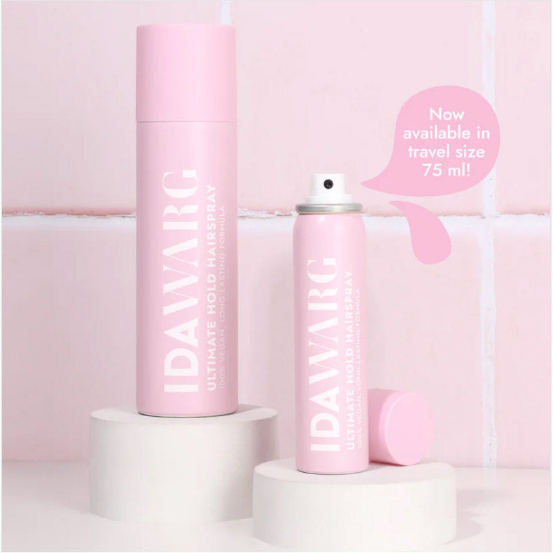 Дълготраен лак за коса със силна фиксация IDA WARG Ultimate Hold Hairspray Special Size
