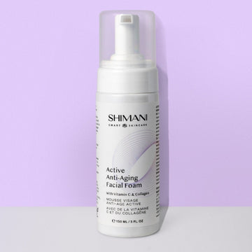 Пяна за лице с Витамин C и колаген Shimani BO:FI Active Anti-Aging Facial Foam