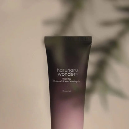 Почистващ гел за лице с черен ориз HaruHaru Black Rice Moisture Soft Cleansing Gel