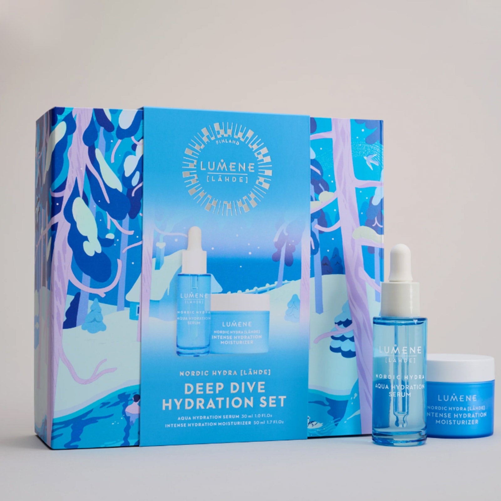 Комплект за дълбока хидратация LUMENE NORDIC HYDRA [LÄHDE] DEEP DIVE HYDRATION SET 2025