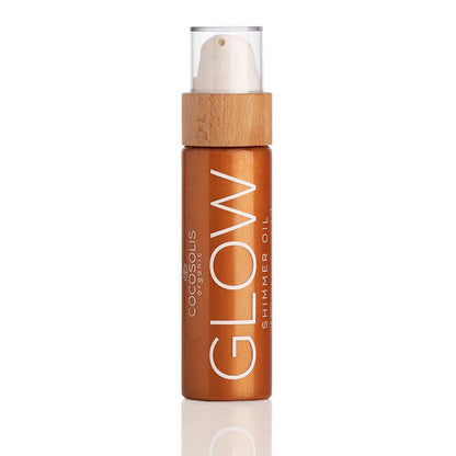 Подхранващо масло с бляскави частици COCOSOLIS GLOW Shimmer Oil