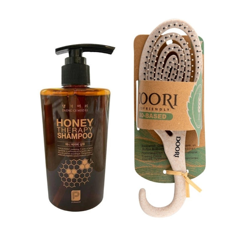 Сет Корейска грижа против накъсване Doori Honey & Infinity