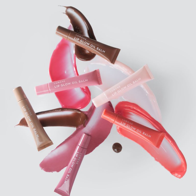 Сет Lumene 2 броя Хидратиращо балсам олио Lip Glow Oil Balm
