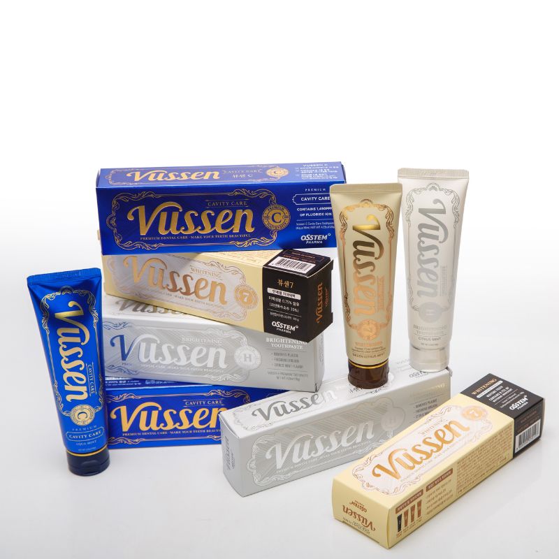 Избелваща паста за зъби с грижа за емайла с хидроксиапатит 5% Vussen H Toothpaste