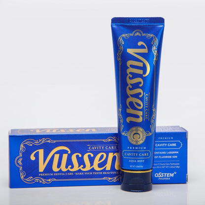 Реминерализираща паста за зъби против кариеси с флуорид  1450 ppm Vussen C Cavity Toothpaste