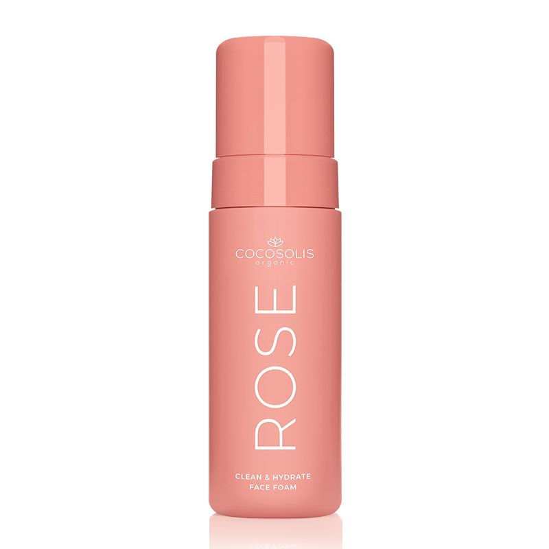 Почистваща, хидратираща и балансираща пяна за лице COCOSOLIS ROSE Clean & Hydrate Face Foam