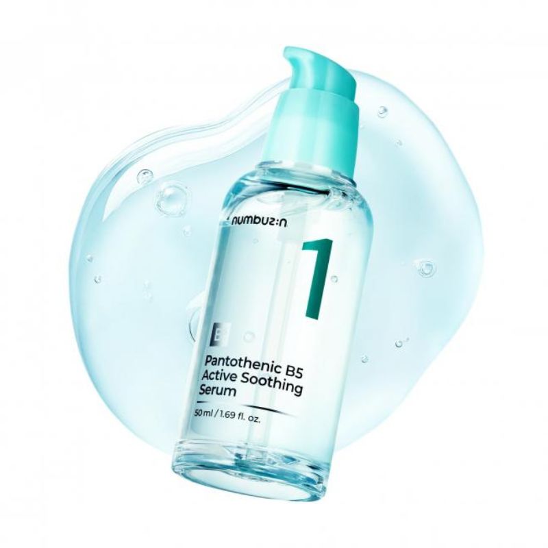 Хидратиращ серум за лице с бета-глюкан Numbuzin No.1 Pantothenic B5 Active Soothing Serum