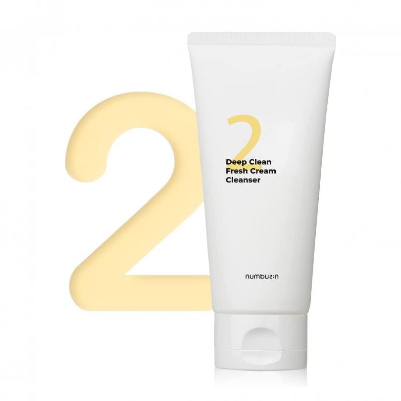 Дълбоко почистваща крем-пяна за лице Numbuzin No.2 Deep Clean Fresh Cream Cleanser