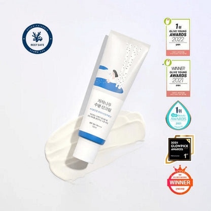Хидратиращ слънцезащитен крем SPF50 със сок от бреза ROUND LAB Birch Juice Moisturizing Sunscreen SPF50+ PA++++