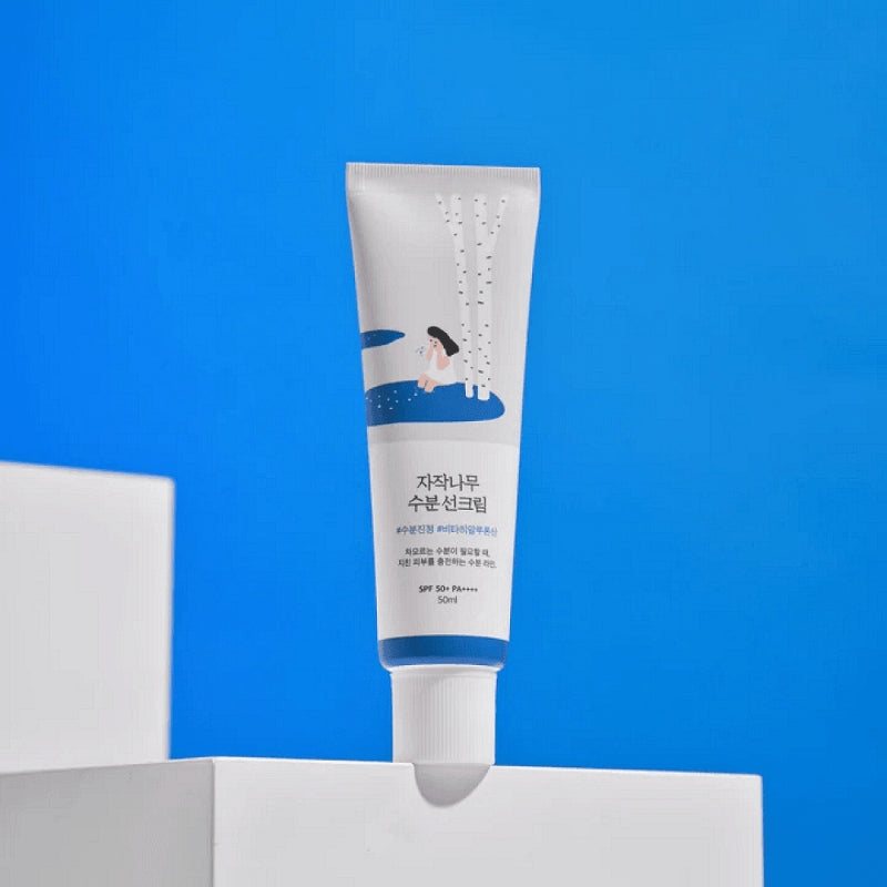 Хидратиращ слънцезащитен крем SPF50 със сок от бреза ROUND LAB Birch Juice Moisturizing Sunscreen SPF50+ PA++++