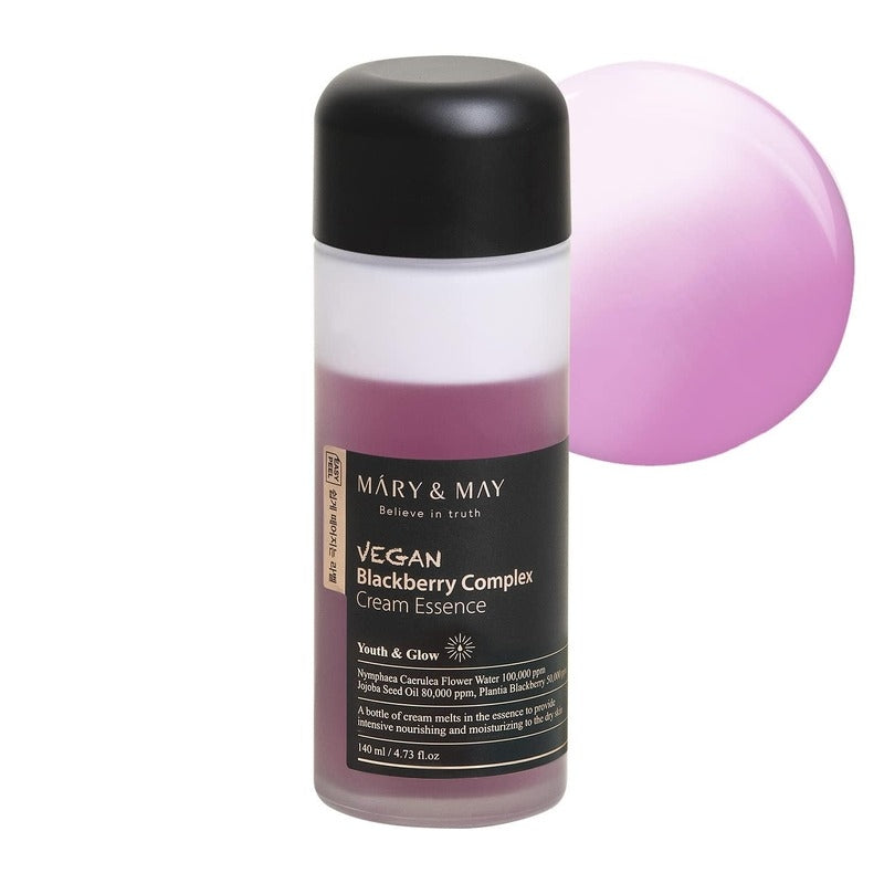 ВЕГАН Двуфазна подхранваща крем - есенция MARY & MAY Vegan Blackberry Complex Cream Essence