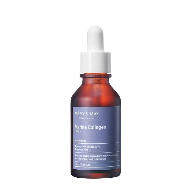 Серум за лице с морски колаген MARY & MAY Marine Collagen Serum