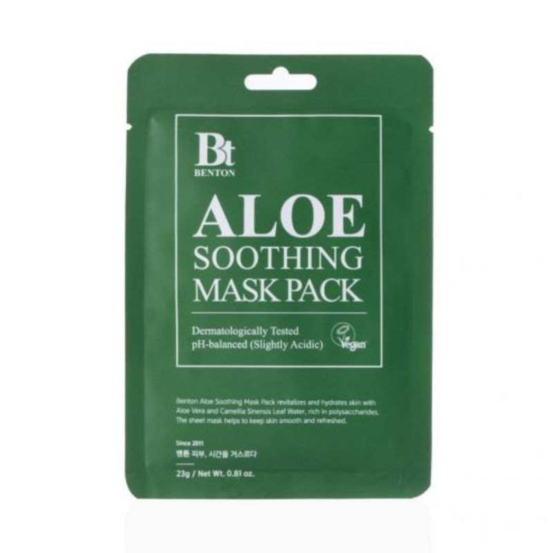 Успокояваща маска с Алое Benton Soothing Mask Pack
