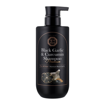 Премиум анти-ейдж шампоан против косопад с Черен чесън и куркумин Doori Black Garlic and Curcumin Shampoo
