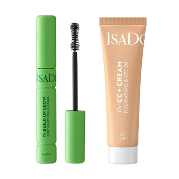 Сет Изящен грим Isadora Спирала Black The Build Up Grow § Веган CC крем SPF30