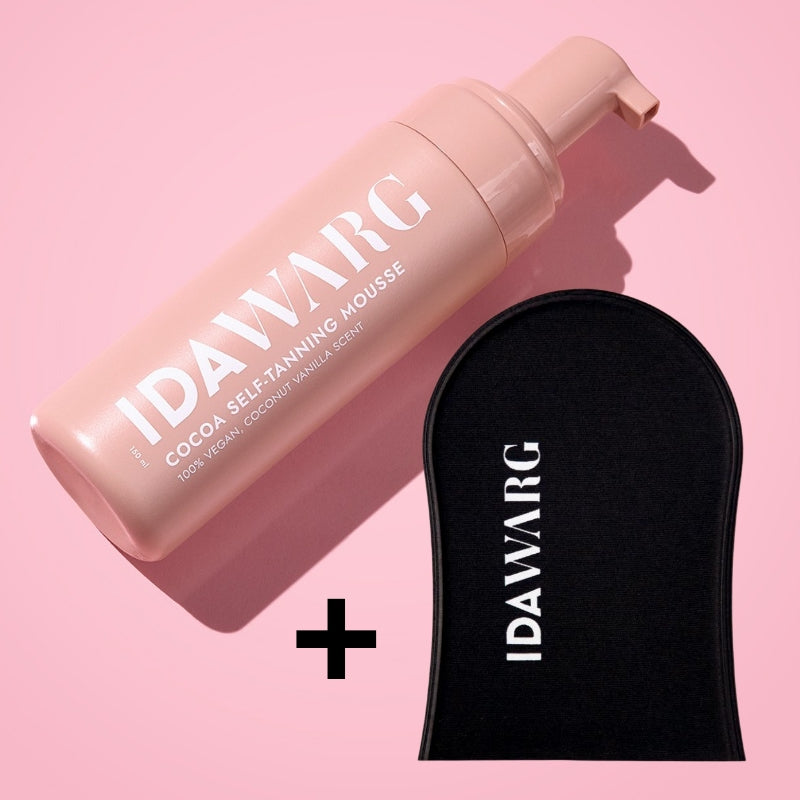 Автобронзиращ Сет за тяло Cocoa IDA WARG Self-Tanning Mousse & Applicator Mitt
