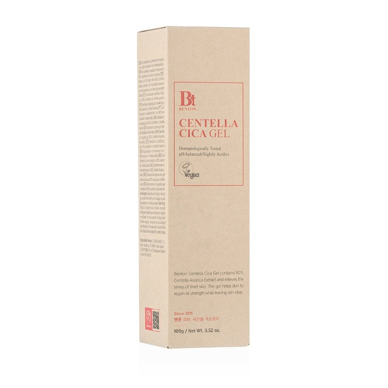 Хидратиращ и успокояващ гел за лице с екстракт от Центела азиатика Benton Goodbye Redness Centella Cica Gel