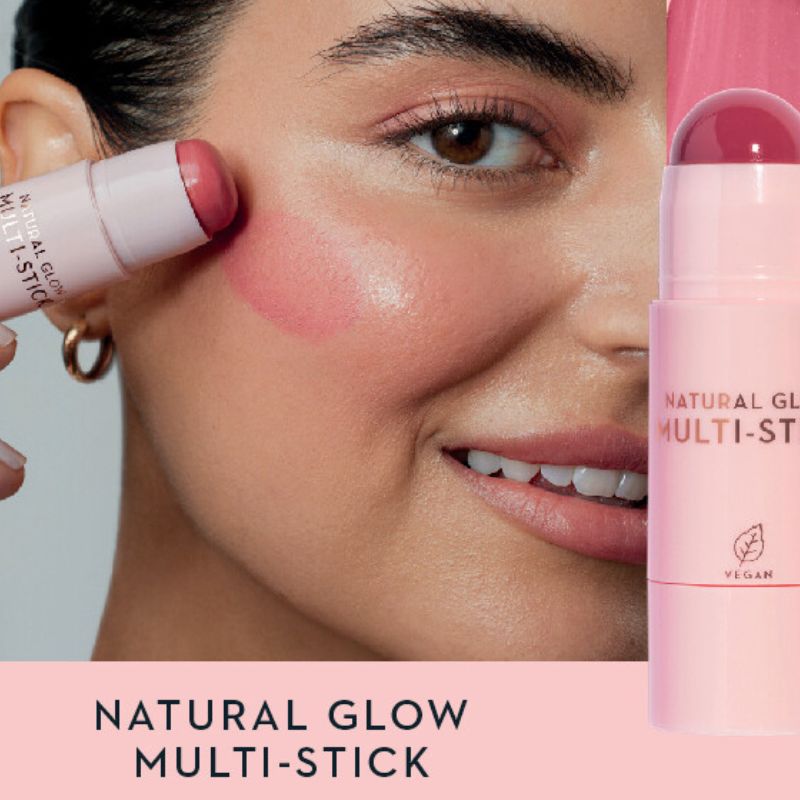 Lumene Natural Glow Multi Stick - Озаряващ мулти-стик за скули, устни и очи