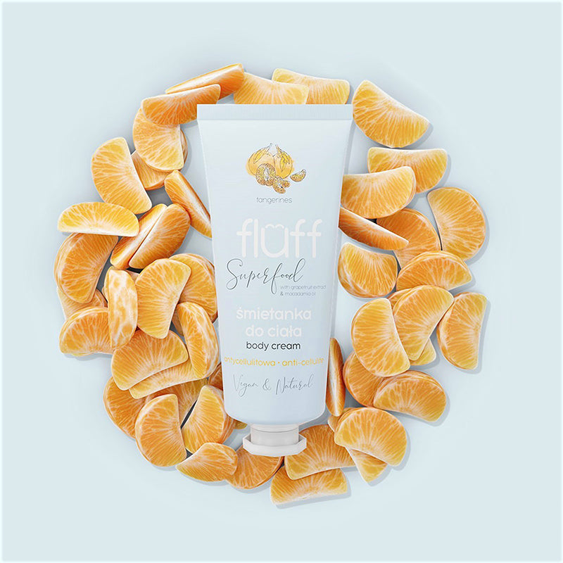 Антицелулитен крем за тяло – Мандарини FLUFF Body Cream Anti-cellulite
