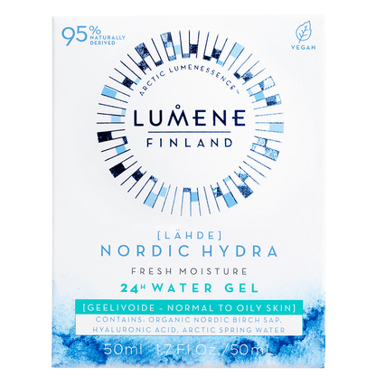 24H Дълбоко хидратиращ аква гел Lumene NORDIC HYDRA Lahde