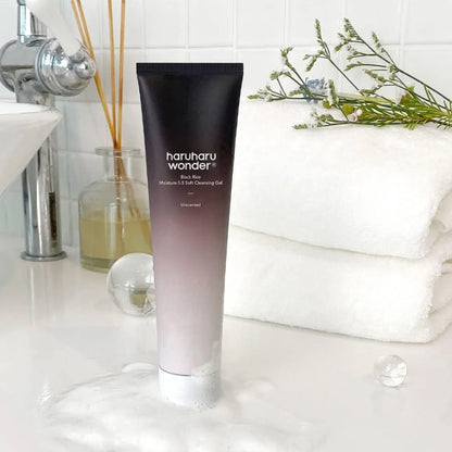 Почистващ гел за лице с черен ориз HaruHaru Black Rice Moisture Soft Cleansing Gel