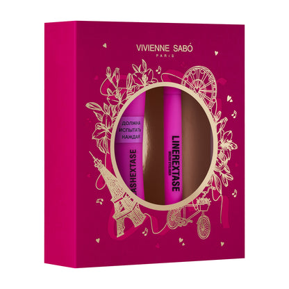 Подаръчен комплект за изразителен поглед Lashextase Vivienne Sabo Mascara & Eyeliner