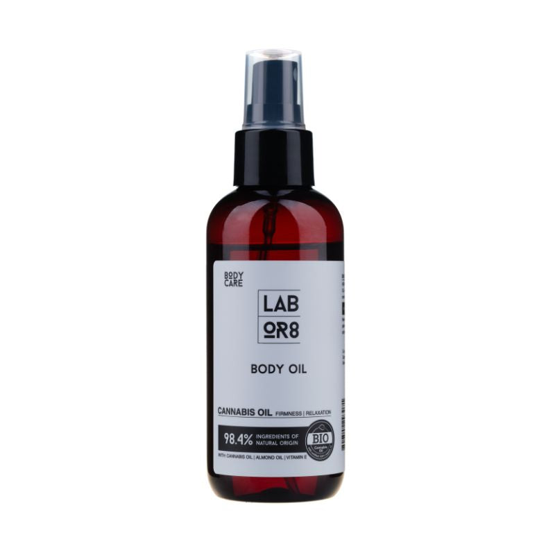 Натурално хидратиращо олио за тяло с конопено масло Labor8 Hemp Body Oil