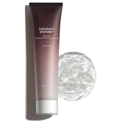 Почистващ гел за лице с черен ориз HaruHaru Black Rice Moisture Soft Cleansing Gel