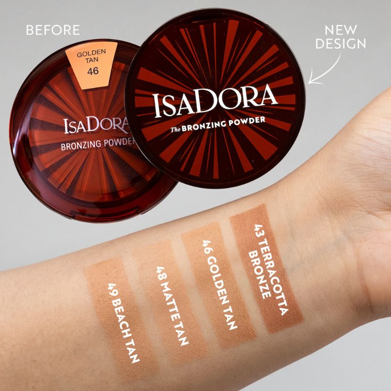 New Компактна Бронзираща пудра за лице Isadora The Bronzing Powder