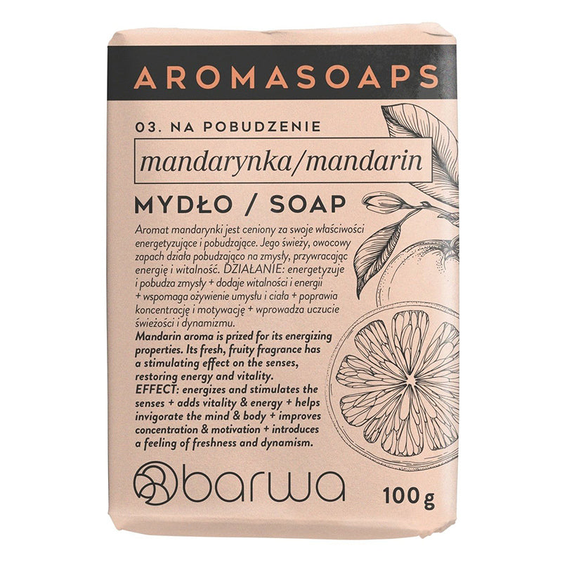 Натурален сапун Мандарина BARWA AROMA SOAPS Tangerine